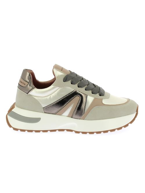 Hyde Woman sneakers da donna in tessuto beige ALEXANDER SMITH | S1D67CRMX